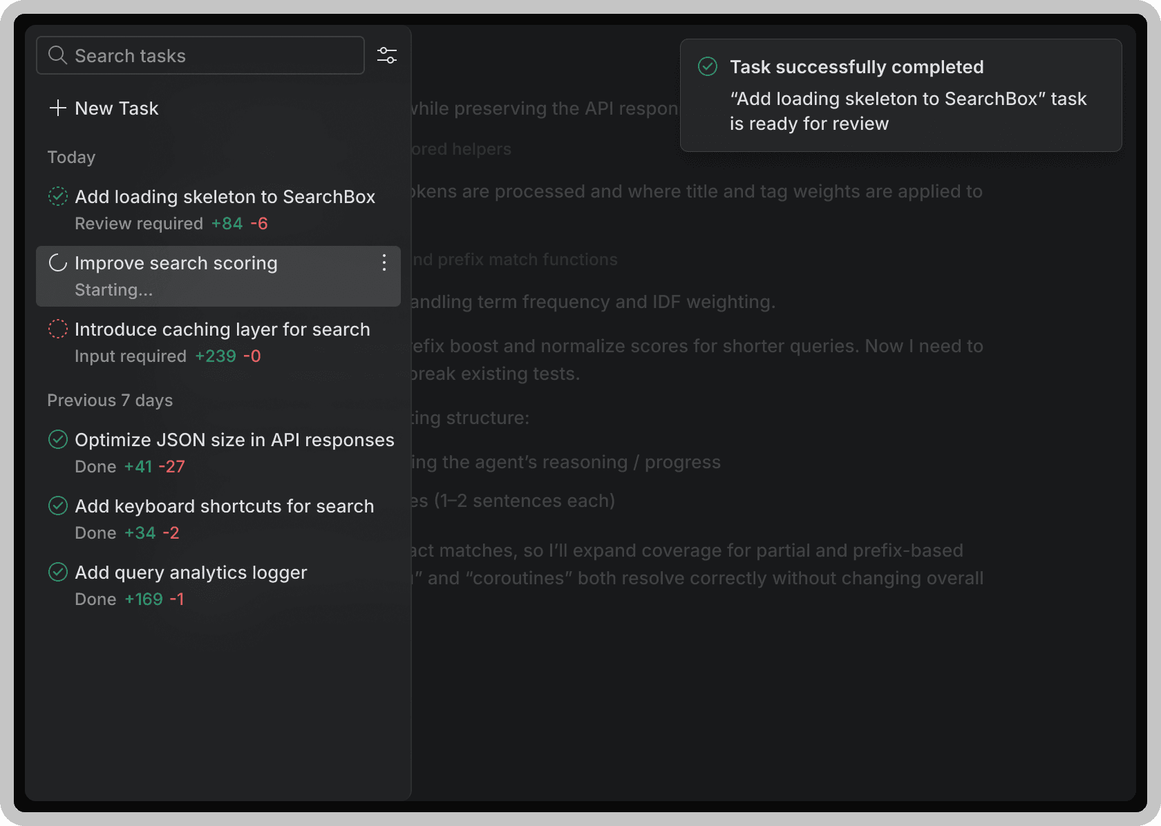 JetBrains Air official interface image showing parallel task execution and task states
