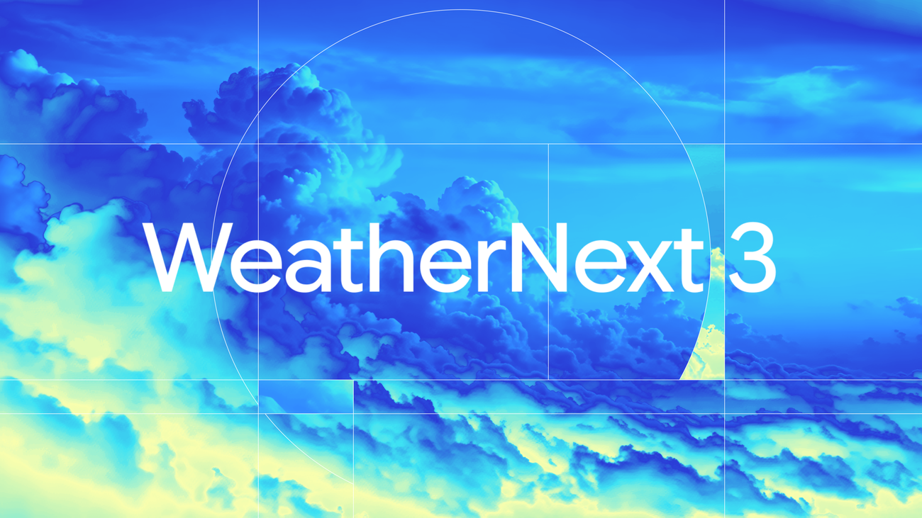 Official WeatherNext 3 cloud illustration