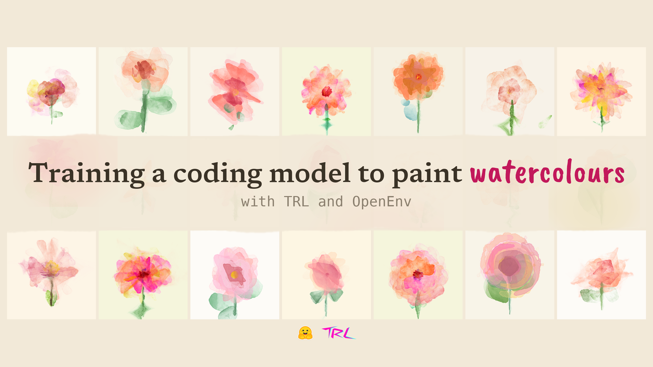 Watercolor flowers in the original painting-with-code article
