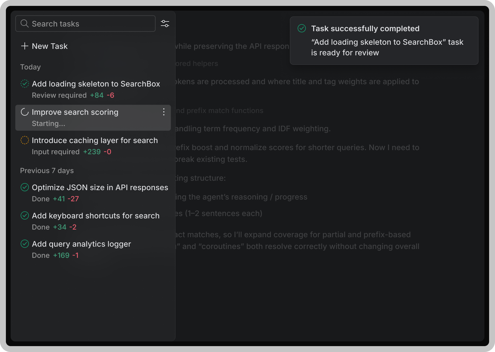 JetBrains Air 官方界面图，在同一工作区列出多个 Agent 任务、状态与待审提醒